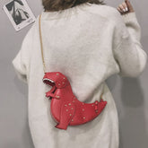 3D Dinosaur Animal Shape Shoulder Chain Crossbody Bag