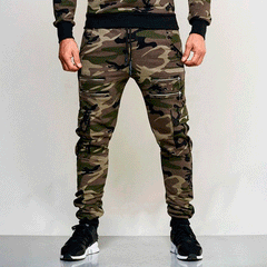 Men's Fitness Camouflage Running Sports Pants