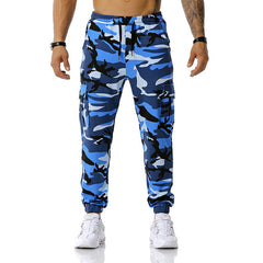 Men's Patchwork Camouflage Jogging Sports Pants