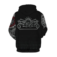 Unisex Animal Digital Printed Long Sleeved Hoodie