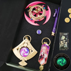 Upscale Jewelry Keychain Pendant Gift Box Set