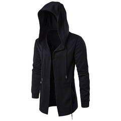 Chic Men's Wizard Cloak Black Hoodie