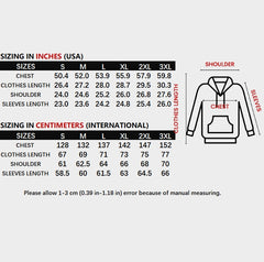 Unisex Animal Digital Printed Long Sleeved Hoodie