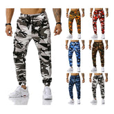 Men's Patchwork Camouflage Jogging Sports Pants