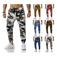 Men's Patchwork Camouflage Jogging Sports Pants