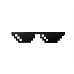 Funny Mosaic Black Sunglasses