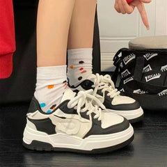 Trendy Dopamine Women's Versatile Contrast Color Shoes