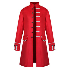 Men's Medieval Solid Color Steampunk Fashion Uniform