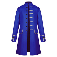 Men's Medieval Solid Color Steampunk Fashion Uniform