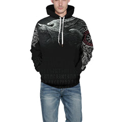 Unisex Animal Digital Printed Long Sleeved Hoodie