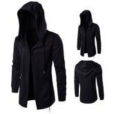 Chic Men's Wizard Cloak Black Hoodie