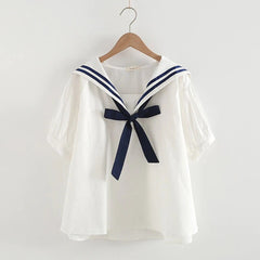 Stylish Women Pullover Loose Short Sleeve Shirt