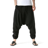 Casual Men's Drop Crotch Loose Home Pants