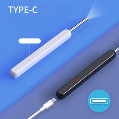 Wireless Visual Earwax Removal with Camera Intelligent Ear Endoscope
