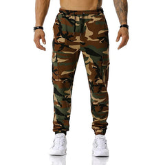 Men's Patchwork Camouflage Jogging Sports Pants