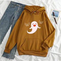 Unisex Popular Candy Color Drawstring Hoodie