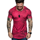 Men's 3D Fashion Sports Fitness T-shirt