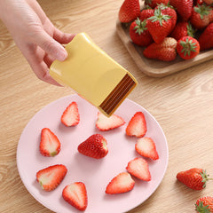 Strawberry Banana Slicer Press Fruit Cutter