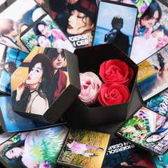 Hexagonal Explosion Box Diy Handmade Photo Album Surprise Gift Box
