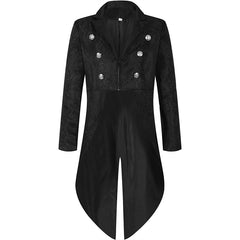 Men's Medieval Retro Mid-length Punk Tuxedo Jacket