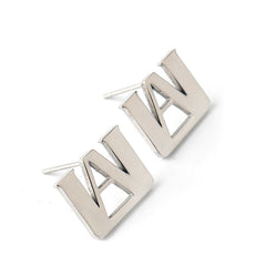 Chic Anime Letter Electroplated Stainless Steel Necklace Keychain