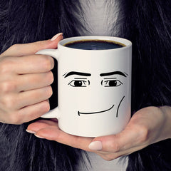 Serious Guy Face Gamer Mug