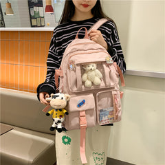 Korean Style Harajuku Students Large-capacity Backpack