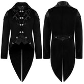 Vintage Medieval Retro Costume Mid Length Men's Coat