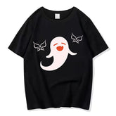 Unisex Ghost Graphic Print Pullover T-shirt