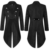 Men's Medieval Retro Mid-length Punk Tuxedo Jacket