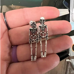 Retro Skeleton Earrings