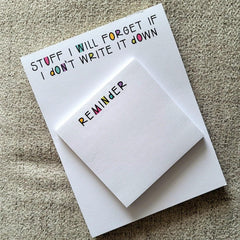 Quirky To-Do List Notepad Sticky Notes