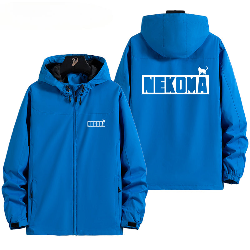 Chic Nekoma Anime Zipper Thin Jacket