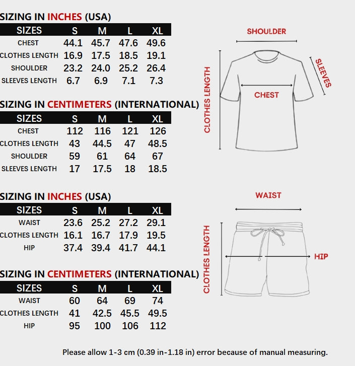 Casual Anime Nekoma Cosplay T-shirt Shorts Set