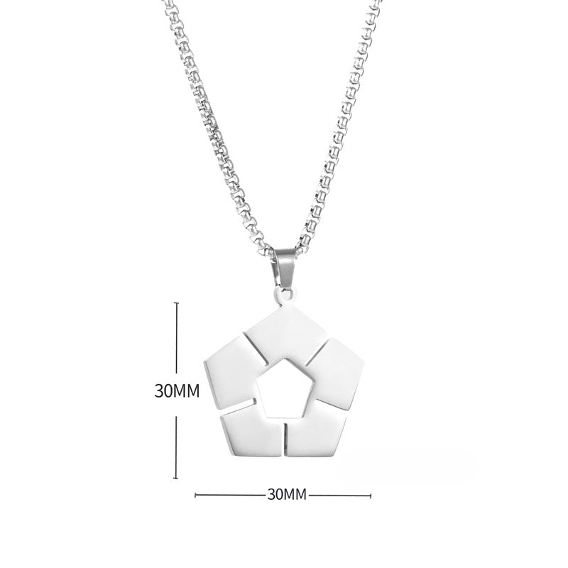Anime Logo Pendant Necklace