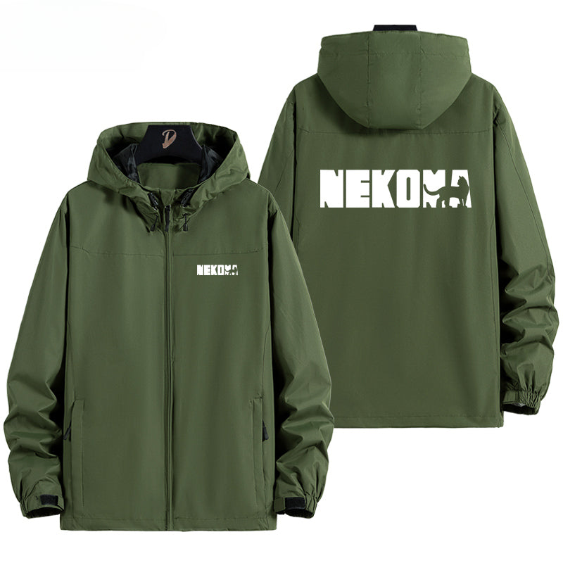 Chic Nekoma Anime Zipper Thin Jacket