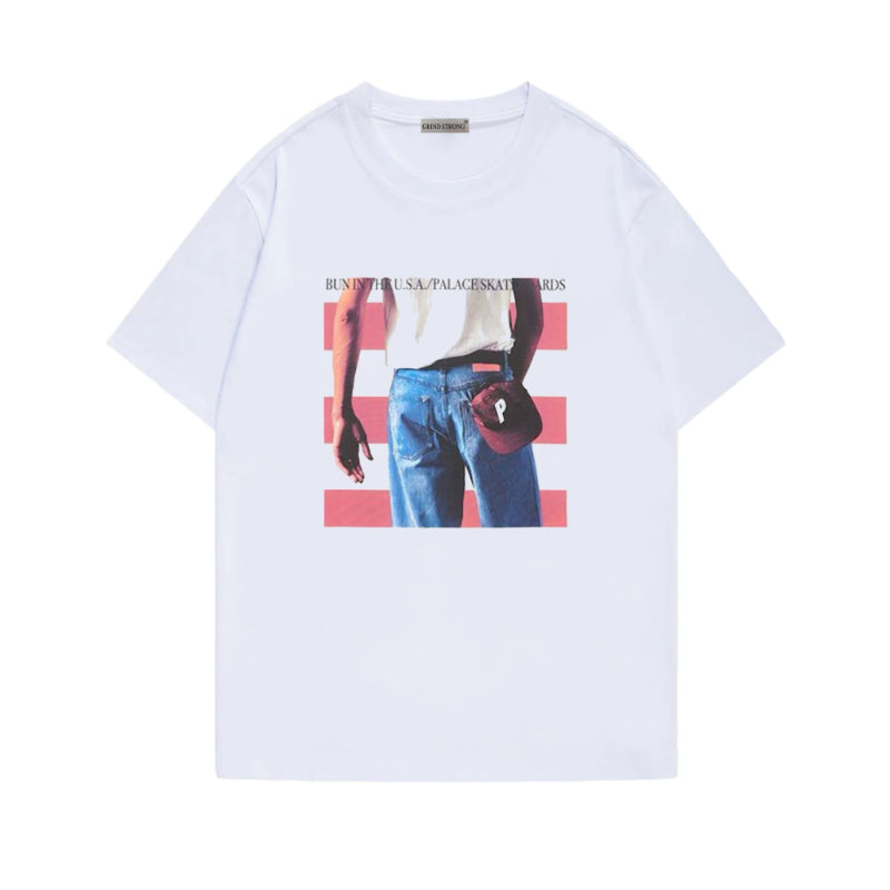 V Same Graphic Short-sleeved T-shirt