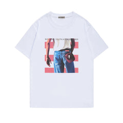 V Same Graphic Short-sleeved T-shirt