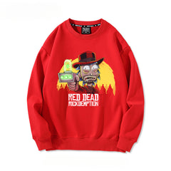 Men's Game Pattern Loose Crew Neck Sweatshirt