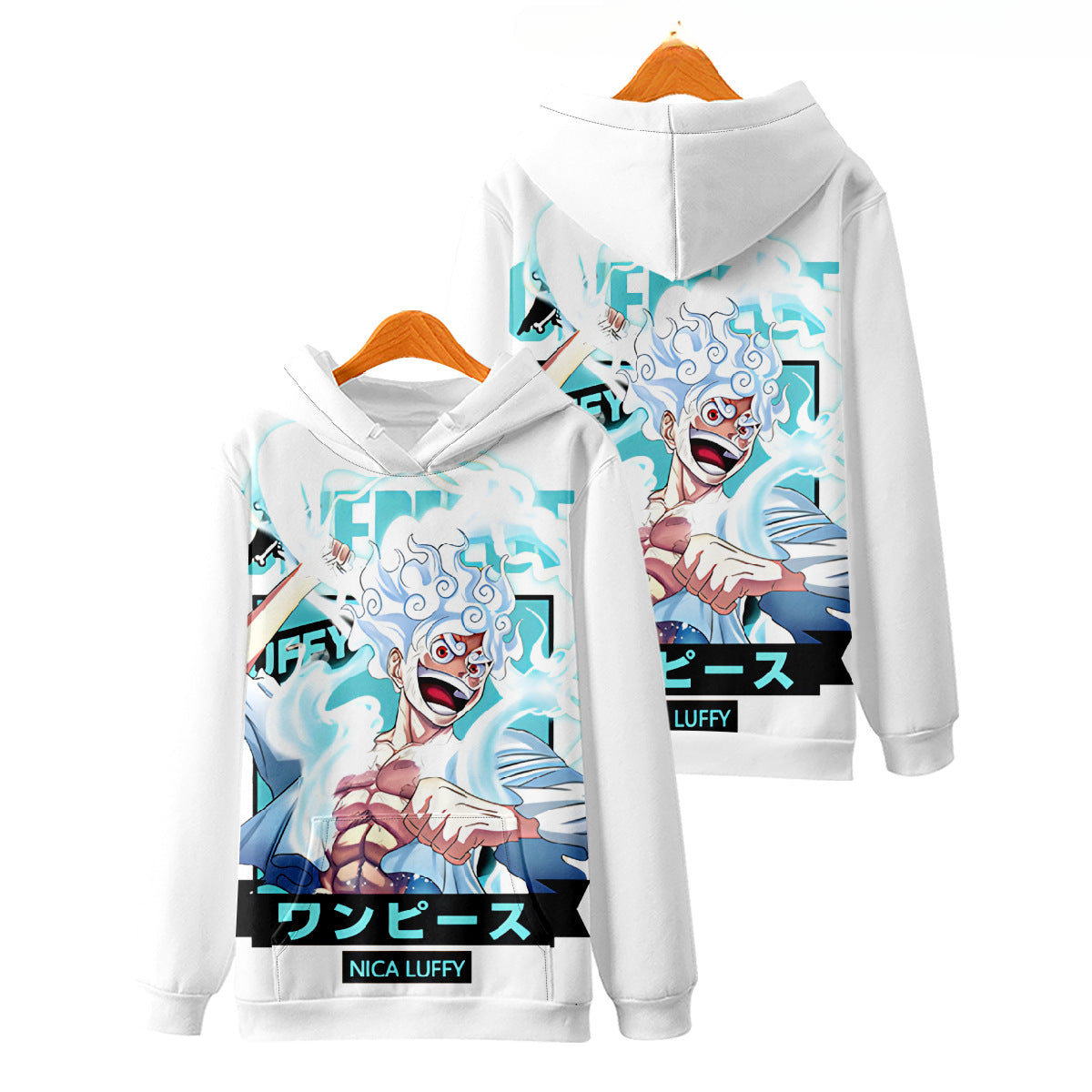 Trendy Anime 3d Print Loose Hoodie