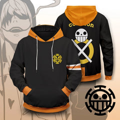 Unisex Anime Cosplay Relaxed Pullover Hoodie