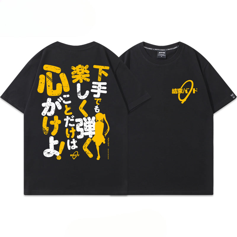 Unisex Anime Print Short Sleeve T-Shirt