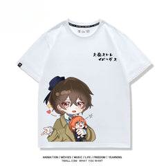 Unisex Anime Pattern Short-sleeved T-shirt
