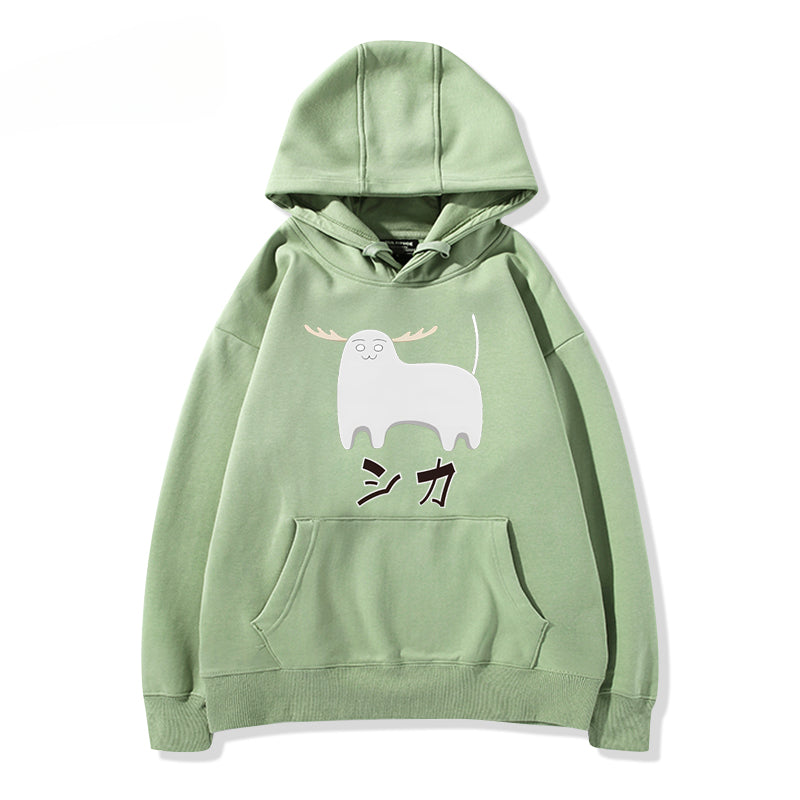 Women's Anime Graphic Print Loose Hoodie