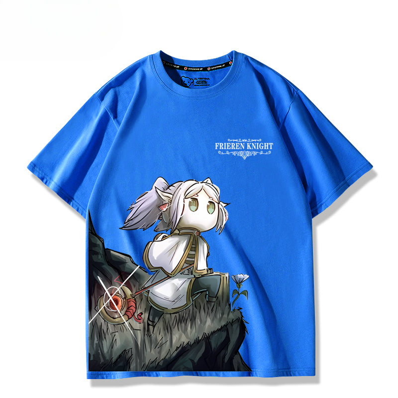 Unisex Anime Pattern Print Short-sleeved T-shirt