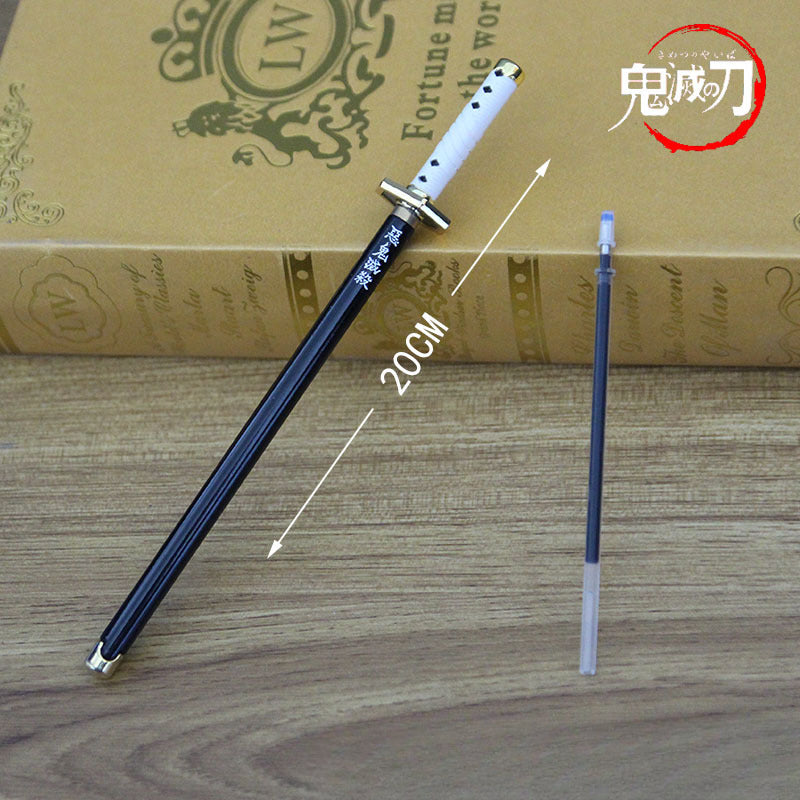 Cool Anime Sword Model Metal Gel Pen