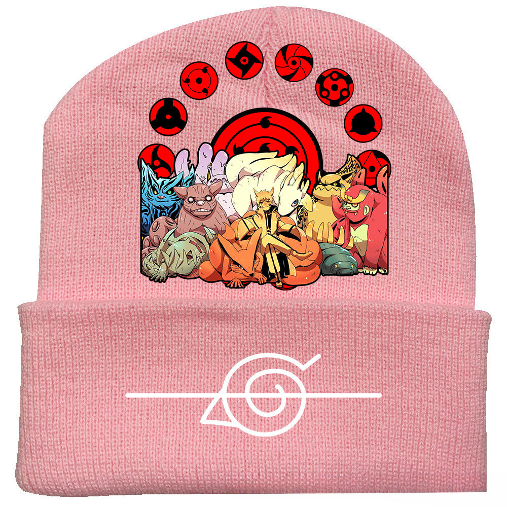 Casual Anime Printed Beanie