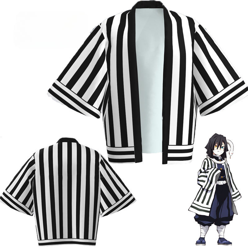 Casual Anime Tanjiro Cosplay Cloak Pajamas