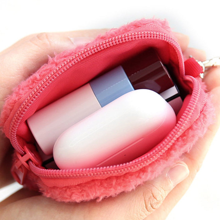 Kpop Plush Storage Cosmetic Bag