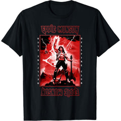 Eddie Munson Lightning Guitar Power T-Shirt
